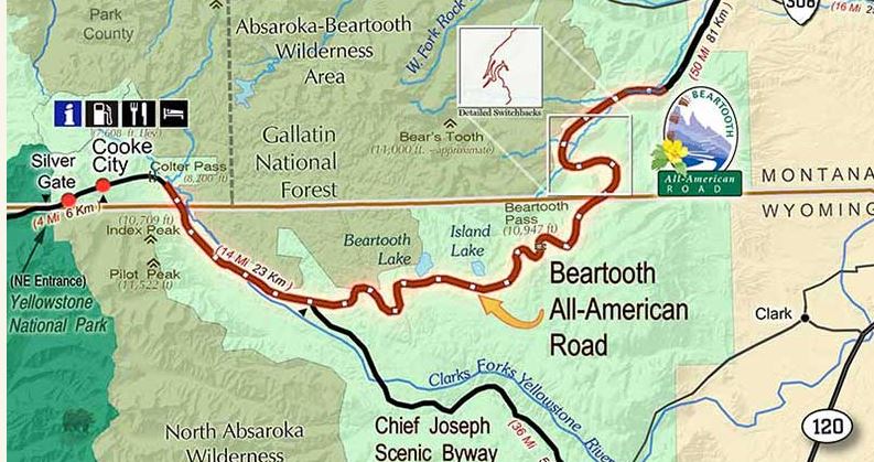 Beartooth map